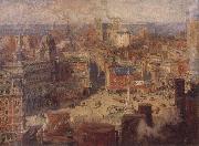 Colin Campbell Cooper Columbus Circle china oil painting artist